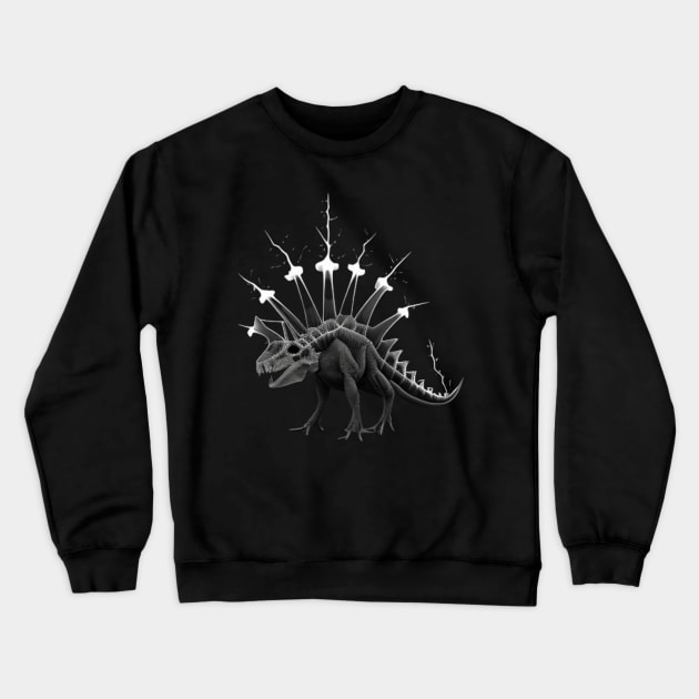 dinosaur fossil Crewneck Sweatshirt by Crazy skull